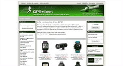 Desktop Screenshot of gps-sport.be
