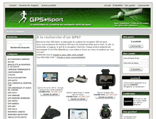 Tablet Screenshot of gps-sport.be